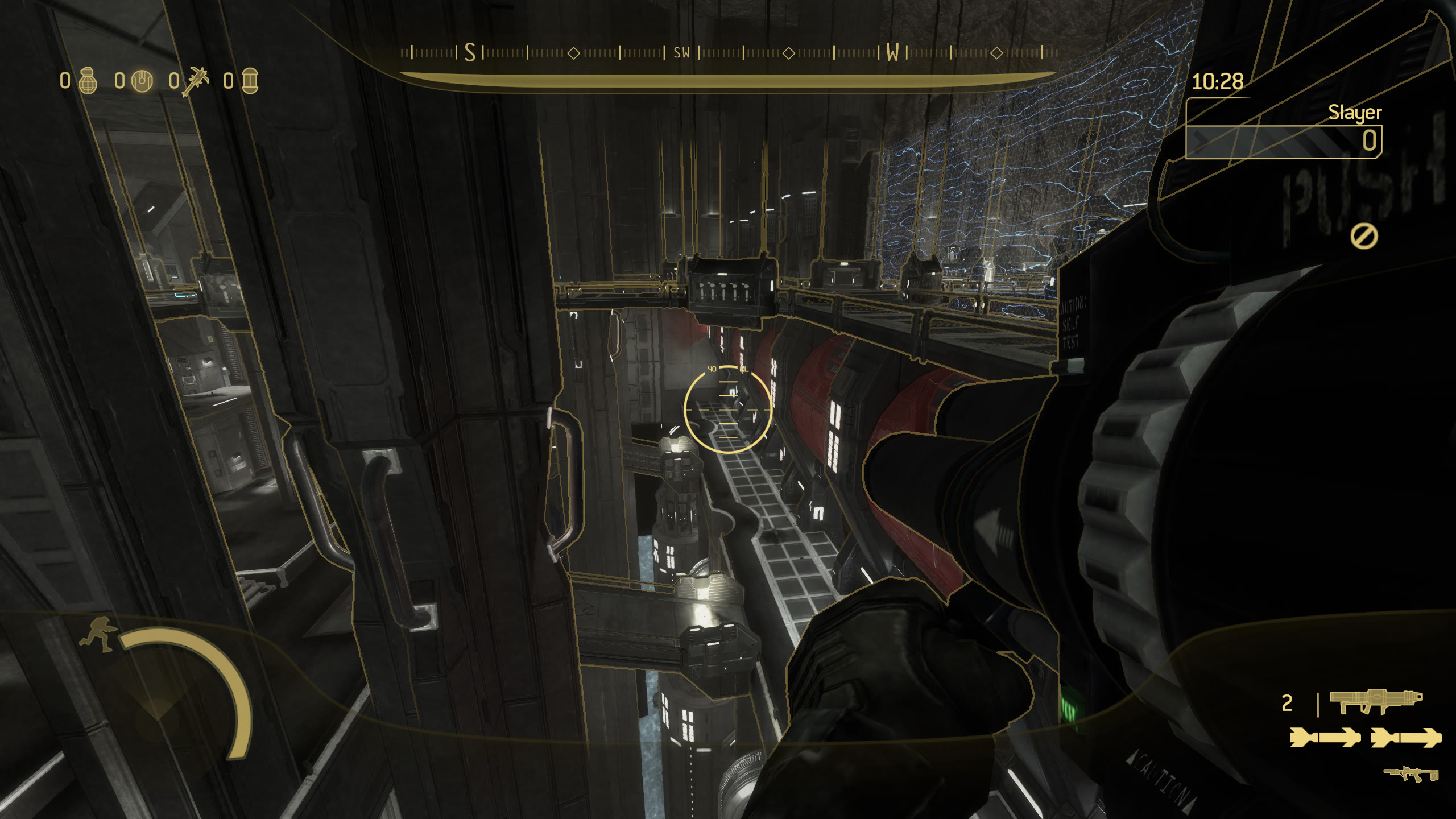 Chasm Ten, the ODST Firefight level, available as a multiplayer map in ODSTAMP.
